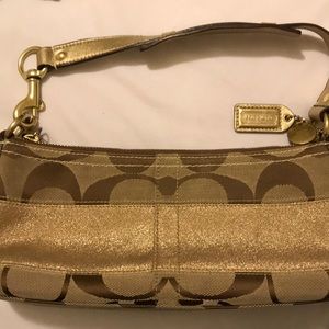 Gold tan classic Coach